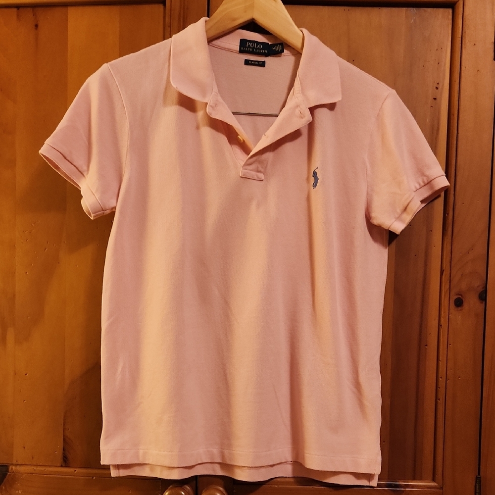 Polo by Ralph Lauren Pink Women's Classic Fit Top